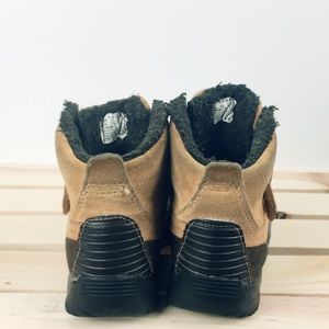 TIMBERLAND MALLARD WHEAT BROWN SUEDE WINTER FUR BABY TODDLER BOOTS 91834